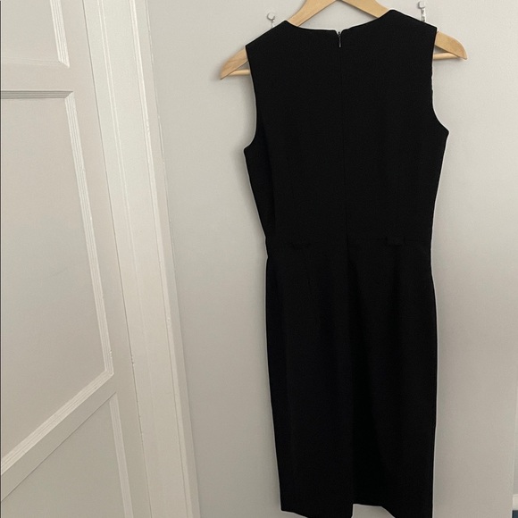 🔵Calvin Klein Classic Black Midi Dress - Picture 8 of 13